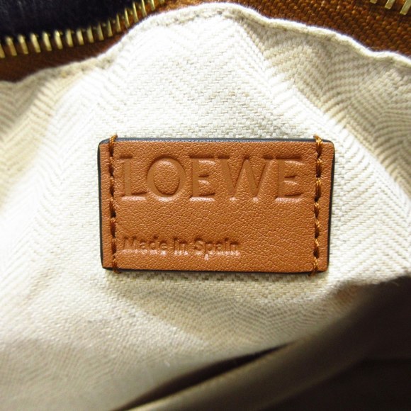 Loewe Blue Puzzle Leather Denim Engraved Handbag Name - Picture 7 of 13